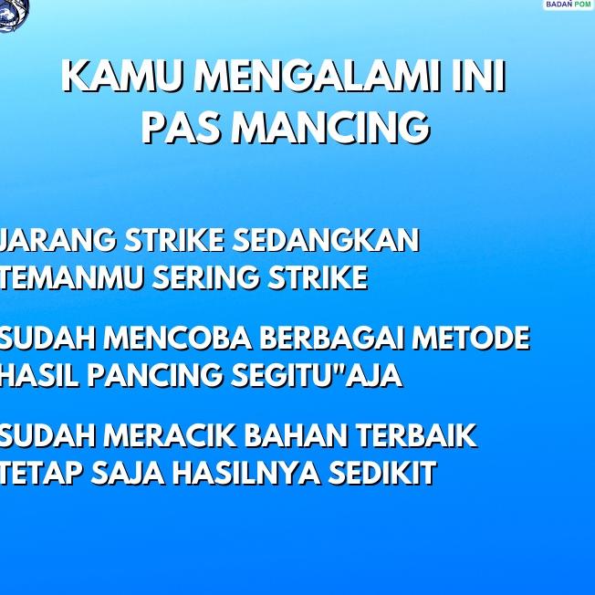 Bagus Banget.. Secret Strike Umpan Pancing Jitu Minyak Ikan Essen Essence Aroma Amis Umpan Pancing R
