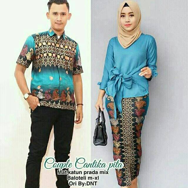 57. Batik couple cantika pita kode bj130