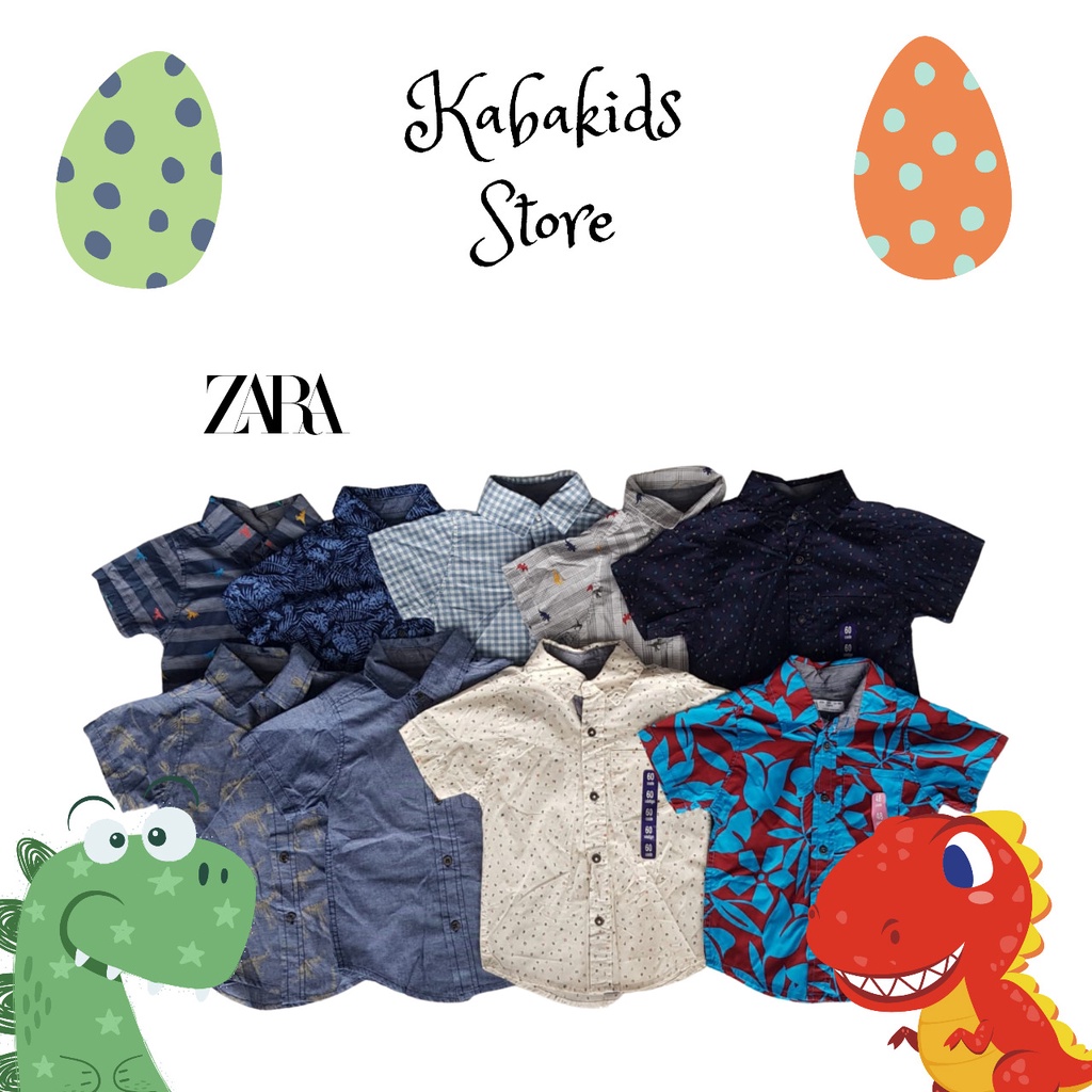 Zarra Kemeja Original Kemeja Anak Usia 1 sd 7 Tahun