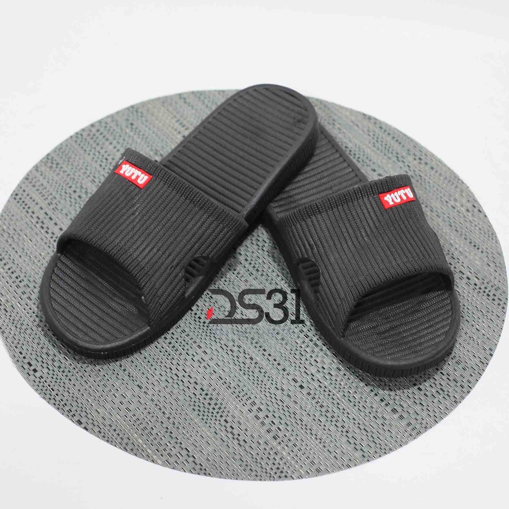 SANDAL PRIA DAN WANITA SLIP ON EMPUK DAN RINGAN YUTU 1604