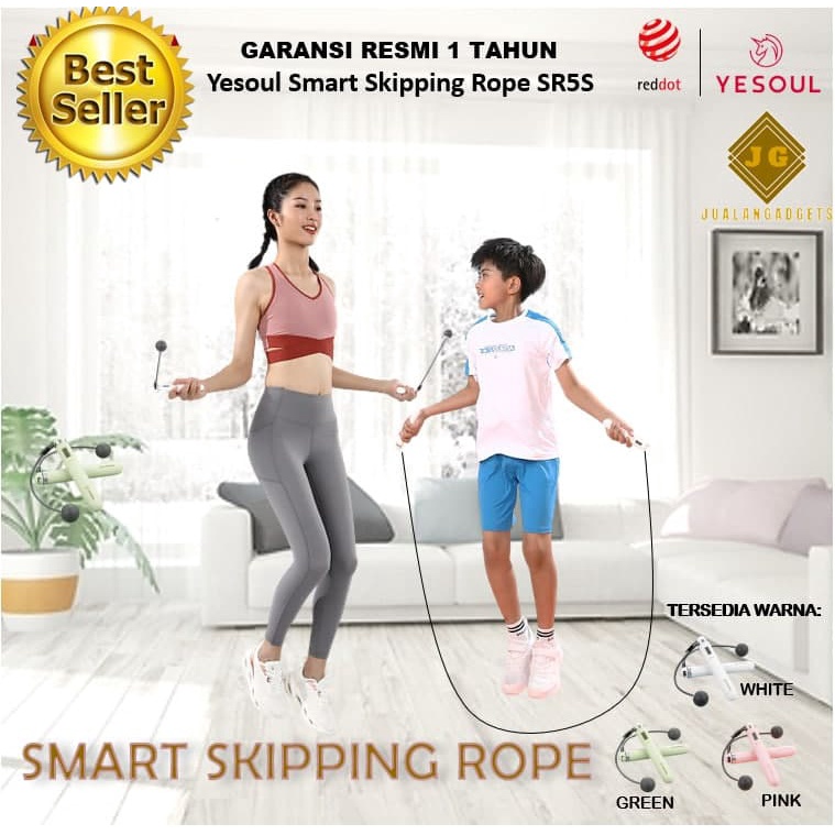 Tali Skipping Yesoul SR5S Smart Skipping Rope - Garansi Resmi