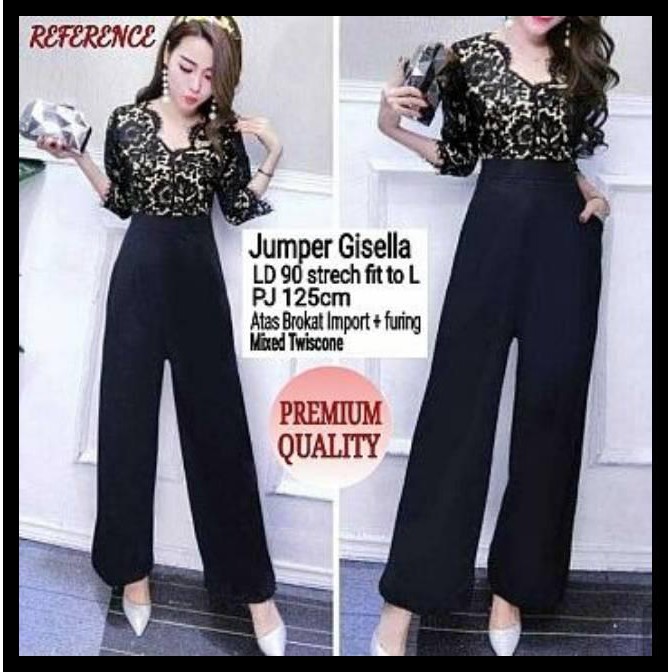 Best Quality Playsuit & Jumpsuit Brukat Gisella Seri 1124