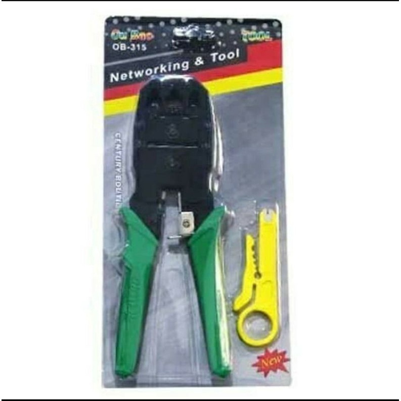 Crimping Tool Triple RJ-45 RJ-11 Cutter / Crimping Tools 3 Hole