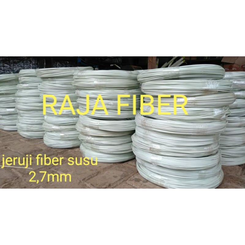 JERUJI FIBER PUTIH SUSU 2,7MM TERMURAH