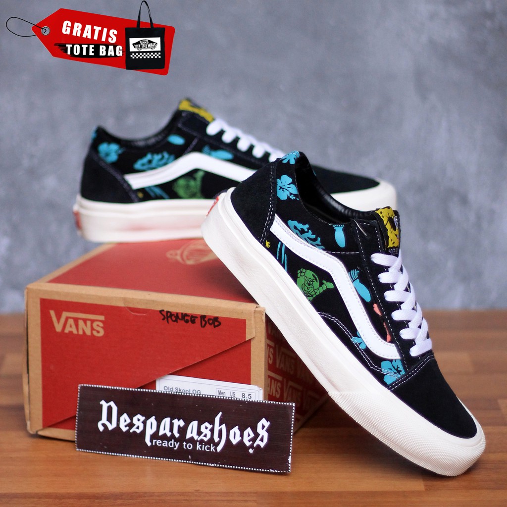 old skool spongebob vans