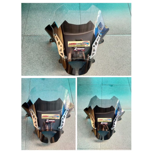 Whinsield/visor depan PCX 160 ziwbike carbon original thailand
