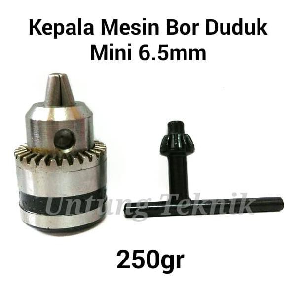 KEPALA BOR - DRILL CHUCK FOR MINI BENCH DRILL 6.5MM - BOR DUDUK MINI PALING MURAH