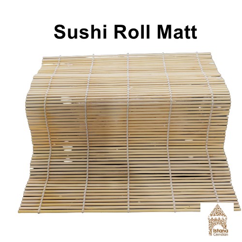 Tikar Bambu Penggulung Sushi Roll Mat