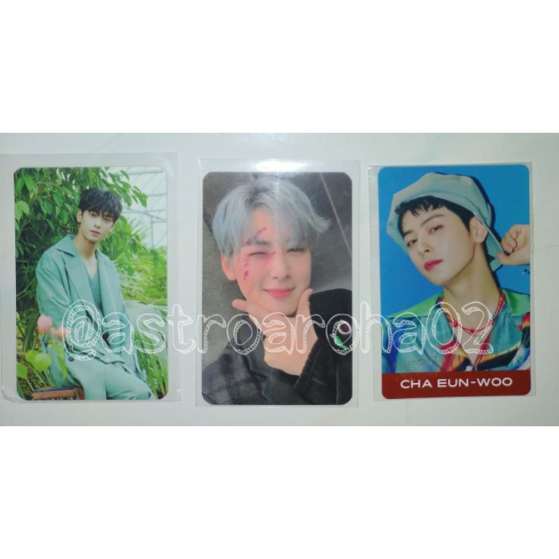 Photocard Cha Eunwoo Astro all light appmus pop up