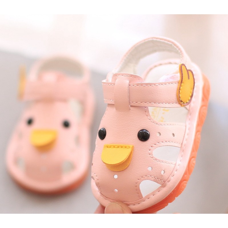 B17 NEW Sepatu bayi dan anak laki-laki dan perempuan motif duck 3D