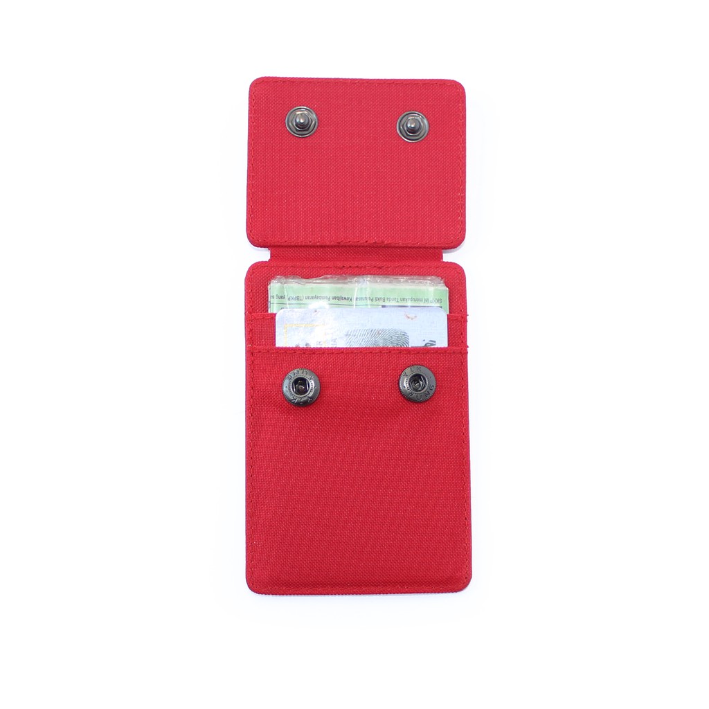 Dompet STNK Mobil Motor gantungan kunci pria wanita merah EMDS76