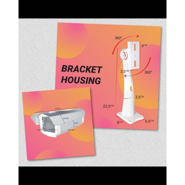 HOUSING CCTV OUTDOOR WATERPROFING