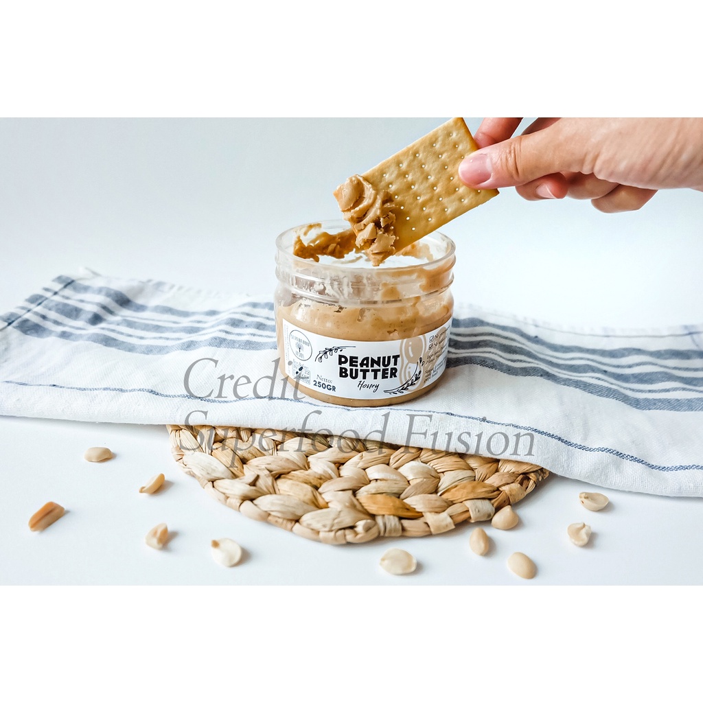 

PEANUT BUTTER 250GR BY SUPERFOOD FUSION/ SELAI KACANG DIET/SARAPAN/SELAI KETO