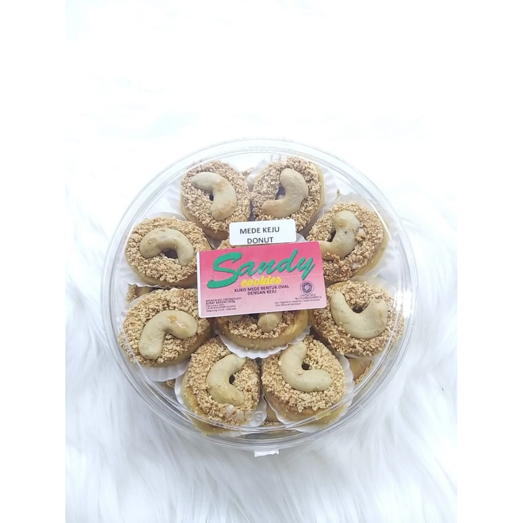 MEDE KEJU DONAT SPECIAL (SANDY COOKIES) KEMASAN 500GR