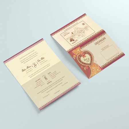 Undangan Blangko / Blangko Erba 88204 / Undangan Erba / Undangan mini / Undangan kopi