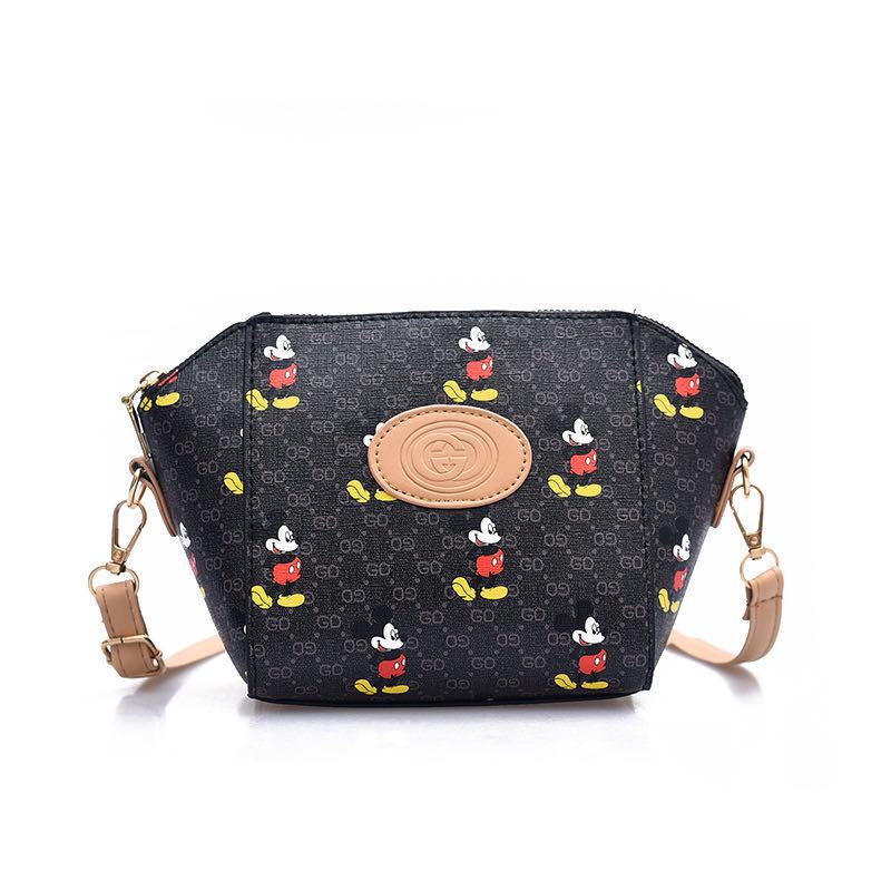 LT 1163 RISCE TAS SELEMPANG IMPORT MOTIF MICKEY MOUSE WANITA CEWEK PEREMPUAN JAKARTA BATAM