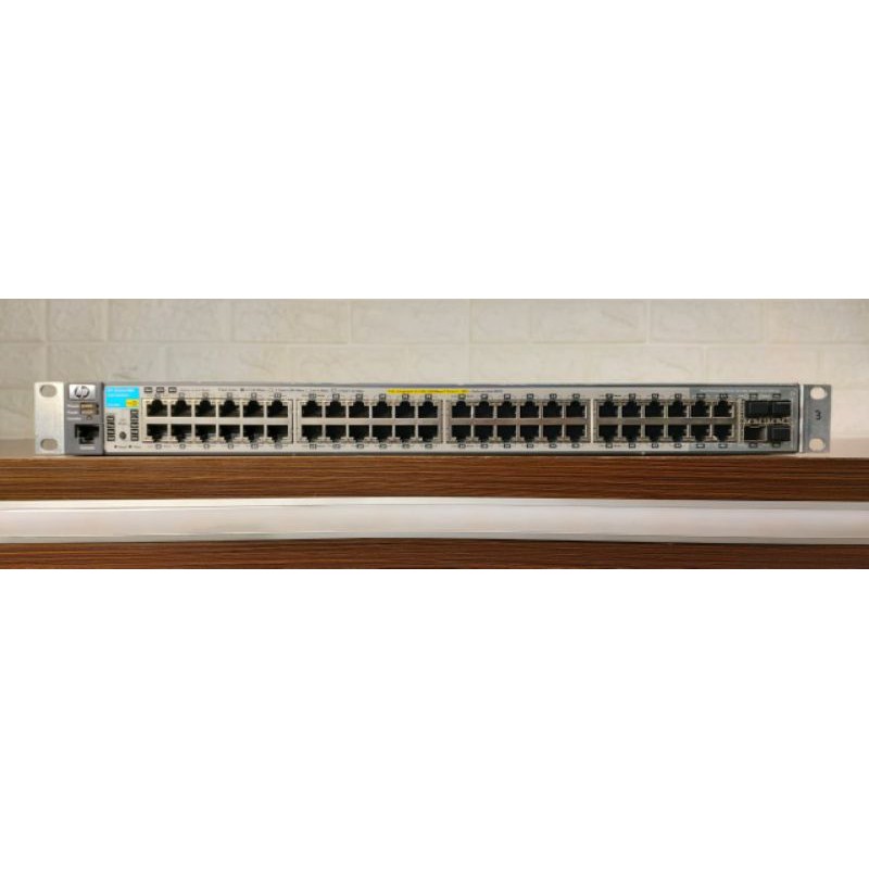 HP ProCurve J9148A 2910 al 48G PoE + Ethernet Switch Layer 3 dengan Rack Mount + AC