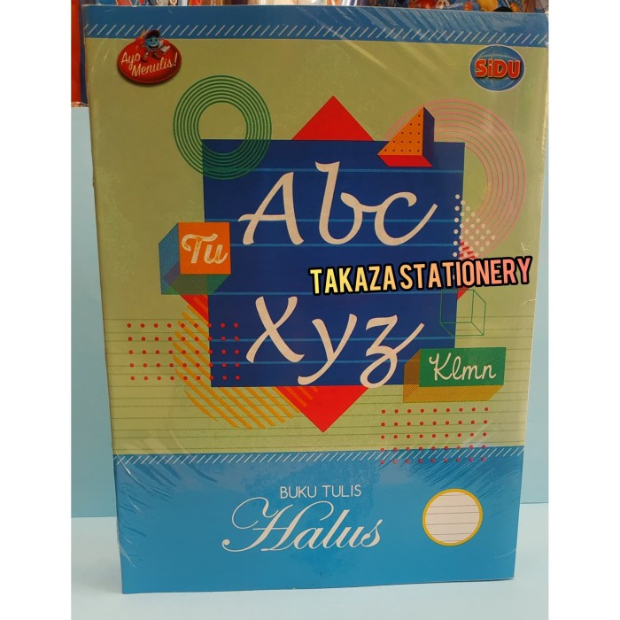 

Limited Buku Tulis Halus Menulis Indah Garis 3 Tiga Sidu Sinar Dunia - 1Pak Trendi