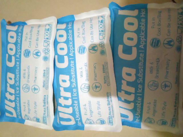 Best Seller Ice Gel 320 Gr Ice Pack Ultra Cool Sachet Pengganti Es Batu Halal & Food Grade