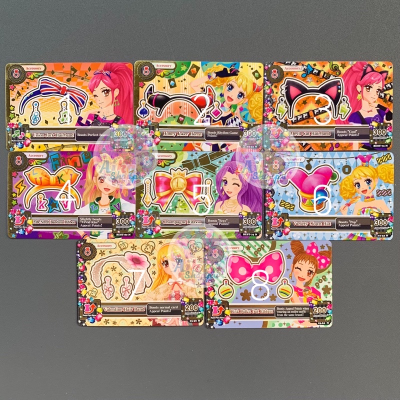 Aikatsu Accessories Cards Kartu Aikatsu