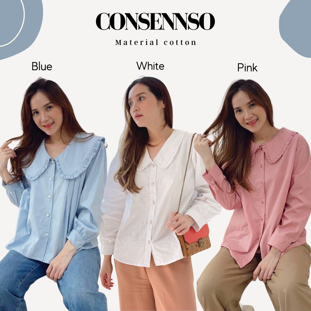 Consenso ruffle blouse ORIGINAL 100%