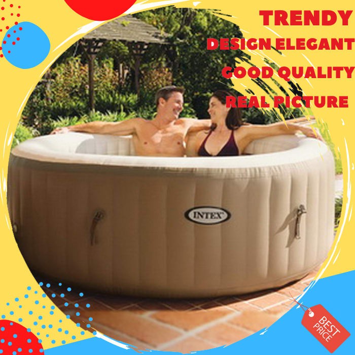 Intex Bubble Massage Pool Set Pure Spa. Kolam Karet Spa Dan Therapy SS997