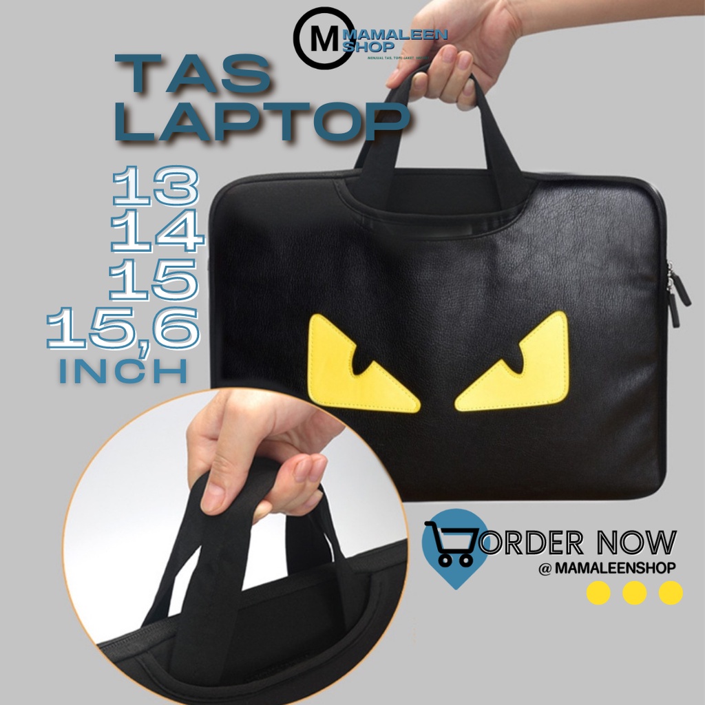 Tas Laptop Jinjing Kulit Tablet Macbook Air Pro Ipad Case Leptop Asus Lenovo Samsung Acer Dell Toshi