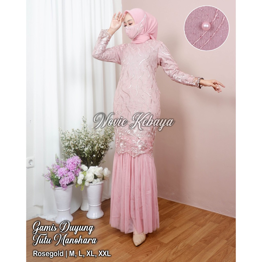 Gamis Modern / Gamis Duyung  Tutu / Kebaya Modern / Gamis Pesta / Gamis Pesta Mewah / Kebaya / Gamis