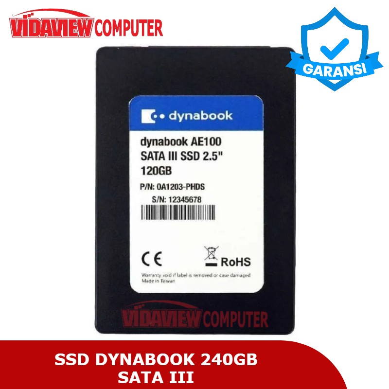 SSD DYNABOOK AE100 SATA III 2.5INCH BERGARANSI RESMI