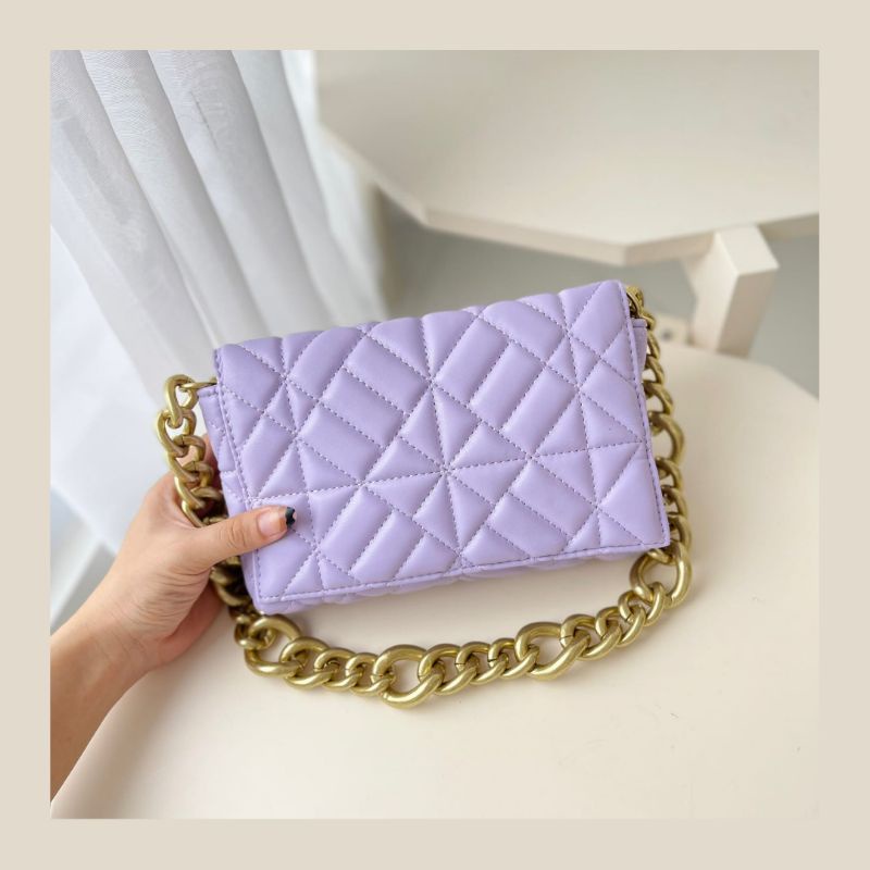 Tas selempang dan bahu wanita zara import