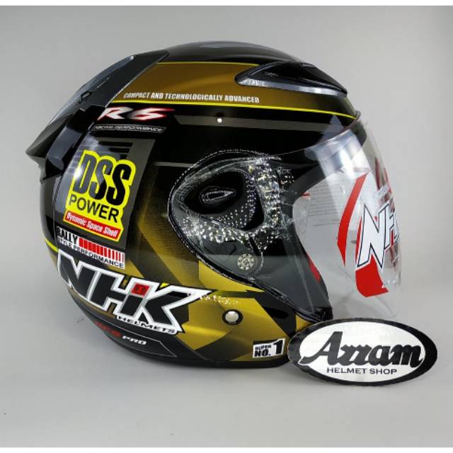 Helm Half Face NHK R6 Rally NEW