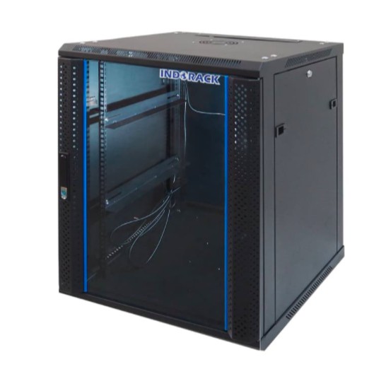 WIR5515S - 15U Wallmount Rack Depth 550mm Single Door 19&quot; - INDORACK