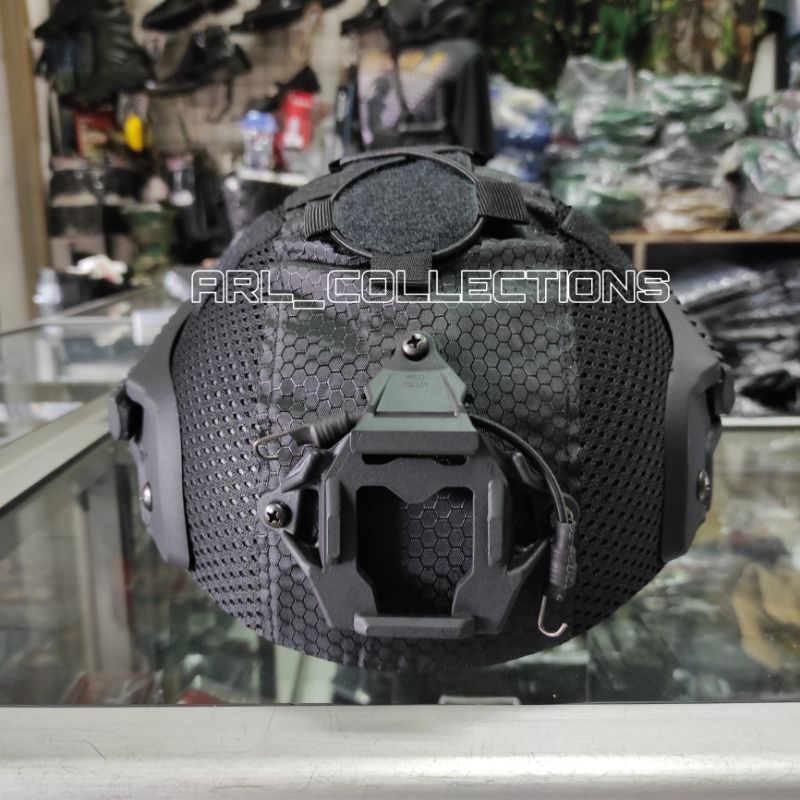 helm tactical mich 2001 hitam full cover