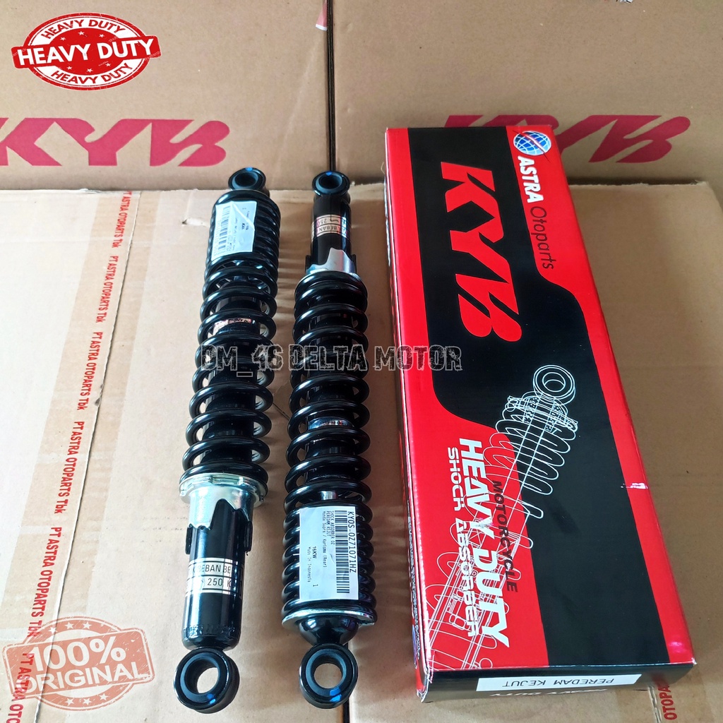 Shockbreaker Shock Belakang KAYABA HEAVY DUTY Uk 350mm Honda Supra X 125 Supra Fit New Karisma Absolute Revo