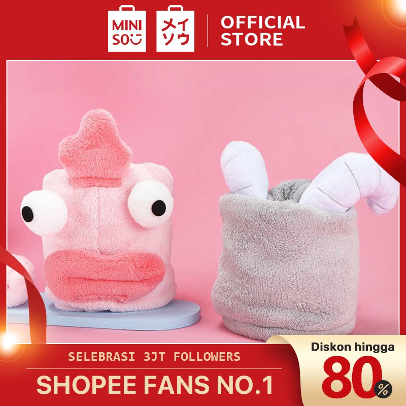 Miniso Official Our little monsterHair drying Towel/handuk Pengering