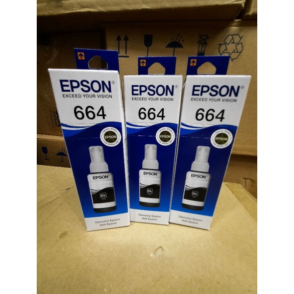 Tinta Epson 664 Black Cyan Magenta Yellow