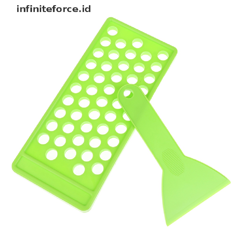 (infiniteforce.id) 2pcs / Set Spatula + Scraper + Lip Balm / Lip Gloss / Wax Diy