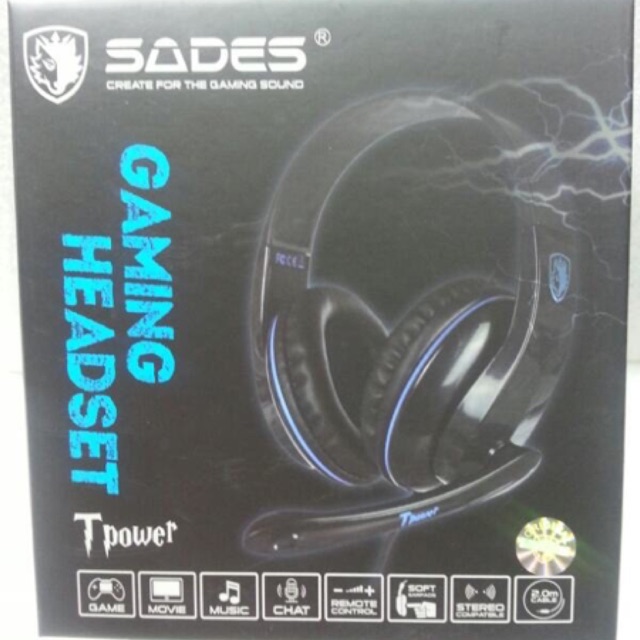 Headset Gaming sades 701 Tpower Sades 701 Gaming headphone SADES