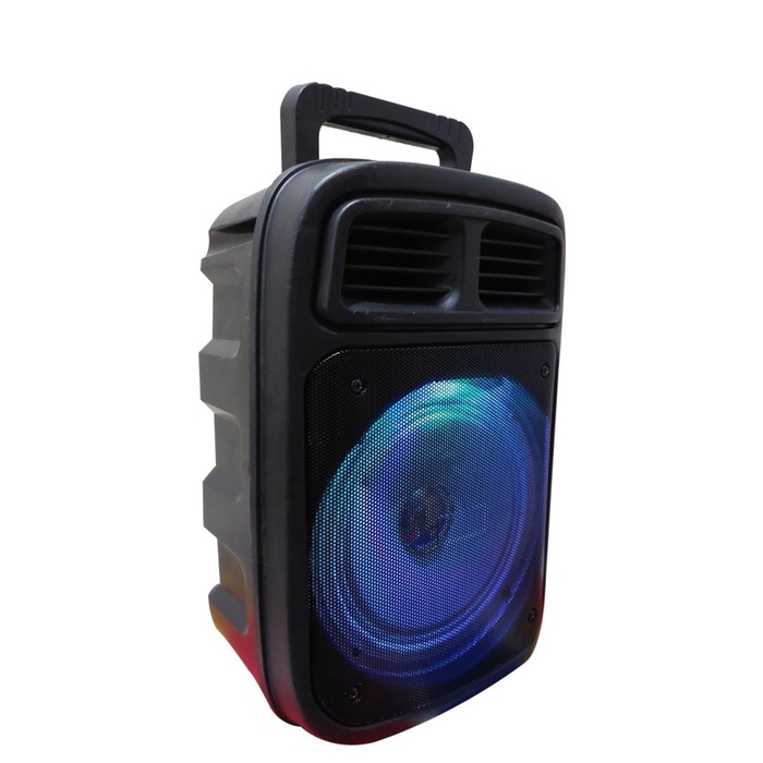 Speaker + Mic Bluetooth LED KM-3383 Free Microphone Karaoke Grosir