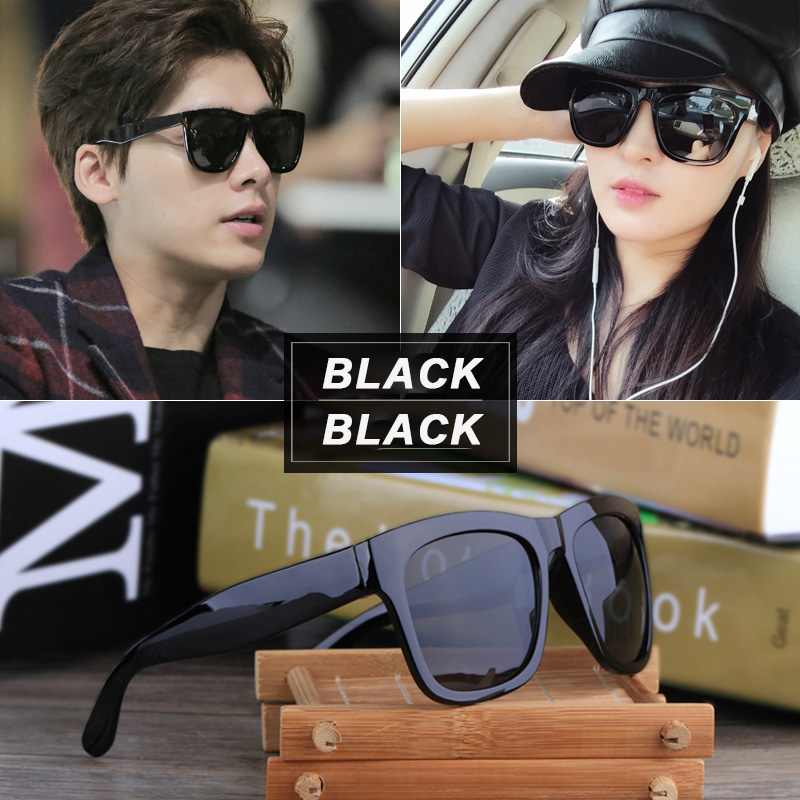 （YUZHU）COD Kacamata Hitam Korea Fashion Gaya Wanita Kaca Mata Square Murah Cewek Sunglasses