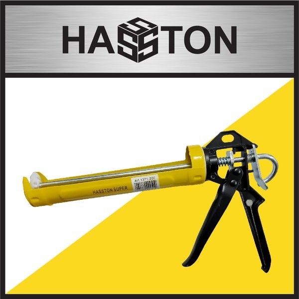 HASSTON PROHEX 1371-200 Caulking Gun Heavy Duty - Tembakan Lem Silikon