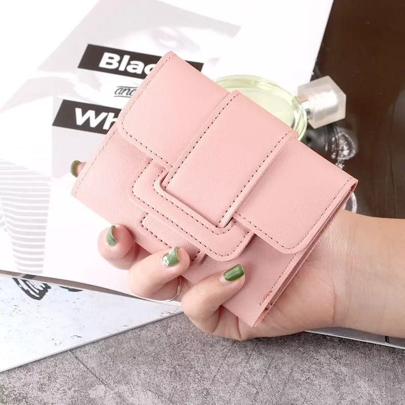 Forever Youth Dompet Wanita Dompet Lipat Import Murah-#2 pink muda