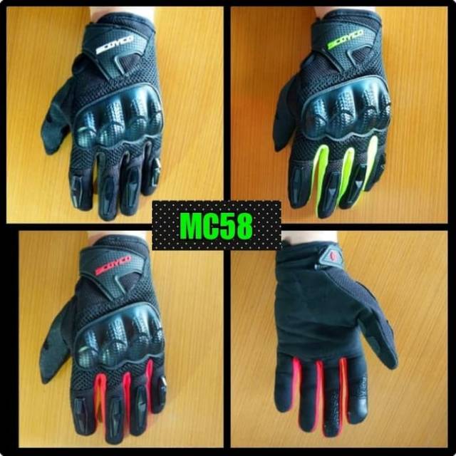 Sarung Tangan Scoyco MC58-2 Original / Gloves Scoyco MC58-2