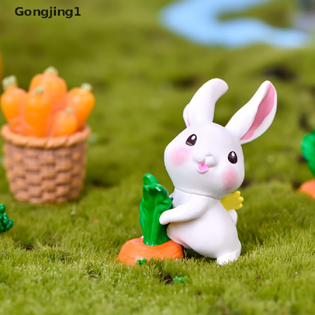 Gongjing1 Miniatur Kelinci Untuk Dekorasi Taman Minifairy Gardenrumah Boneka