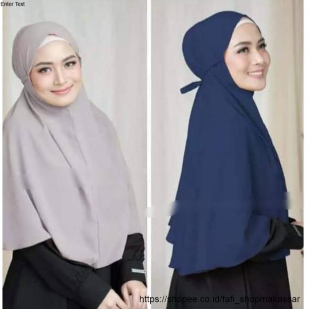 [FaFi] SIZE L HIJAB BERGO WOLFIS MARYAM / BERGO TALI/ HIJAB KHIMAR/KHIMAR/MAKASSAR MURAH