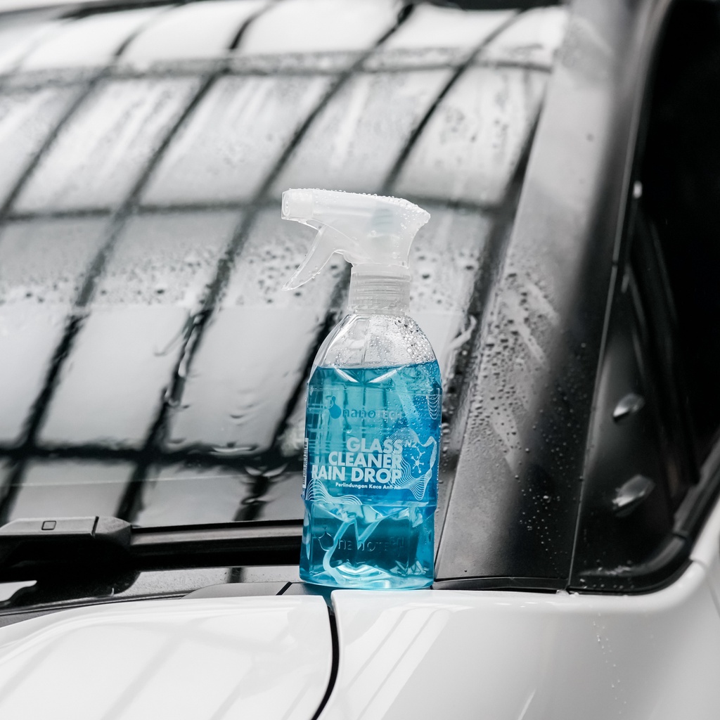 GLASS CLEANER RAIN DROP - nanoTECH PROTECTION - COATING KACA ANTI AIR EFEK DAUN TALAS - GLASS COATING - GLASS SHIELD - WINDSHIELD PROTECTOR - RAIN X