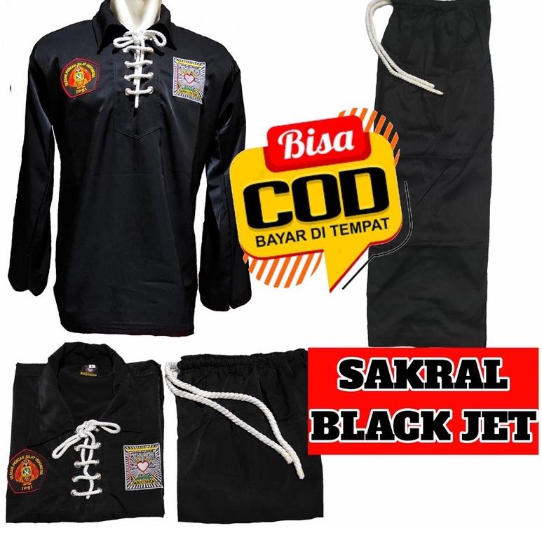 (MURAH) SERAGAM SAKRAL PSHT-SAKRAL WARGA JET BLACK PSHT- SAKRAL WARGA PSHT BLACK JET