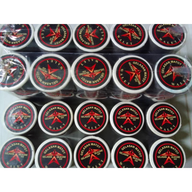 Gelasan Matot WALET 020 senar hitam Double sillicon
