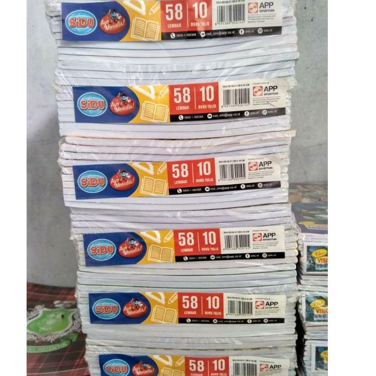 

ス Buku sidu isi 58 lembar per pak.1 pak isi 10 buku. .,.