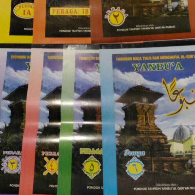 Peraga Yanbua Yanbu'a Paket Lengkap Komplit A1 s/d 6